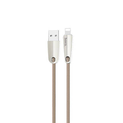 Hoco U35 Space Shuttle Smart Power Off Lightning Cable (1.2m), фото 1