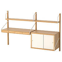 IKEA SVALNAS (491.844.46) Рабочий стол, крепиться к стене, бамбук