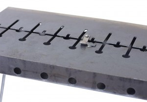 Мангал Валіза: 1 мм 10 шампурів, фото 1