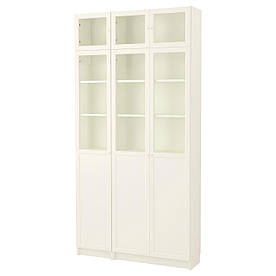 IKEA BILLY / OXBERG (592.177.24) Шафа/Сервант, чорно-білий