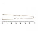 Шпильки для волосся довжина 7 см сріблясті 50 шт/уп., фото 3