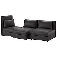 IKEA VALLENTUNA (491.494.53) 3-местный диван, Murum black