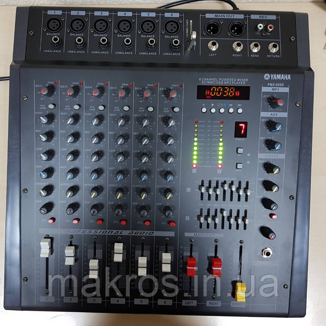 Микшер со встроенным усилителем Yamaha PMX-608D: продажа, цена в