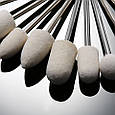 Набір повстяних (фетрових) насадок для фрезера для полірування нігтів, 12 шт., фото 4