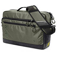 Сумка-мессенджер BMW Active Messenger Bag, Functional, Anthracite / Olive, артикул 80222446009