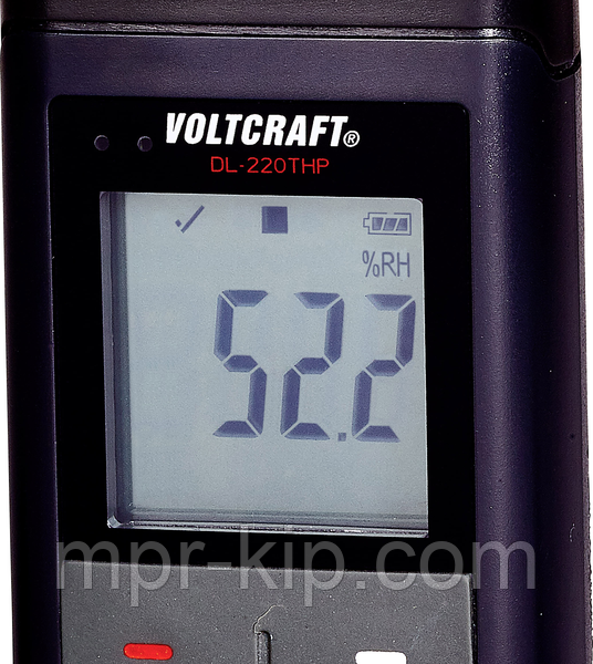 Регистратор температуры, влажности и давления Voltcraft DL-220THP (-30...+60°C; 0-100%) IP65, Германия - фото 6 - id-p881536328