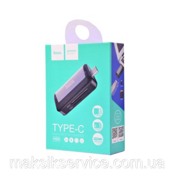 HUB Hoco HB4 Type-C to SD/Micro SD+USB 3.0