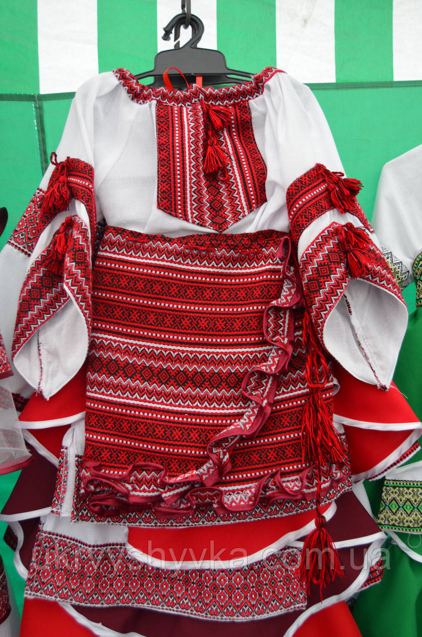Тканий костюм для дівчинки