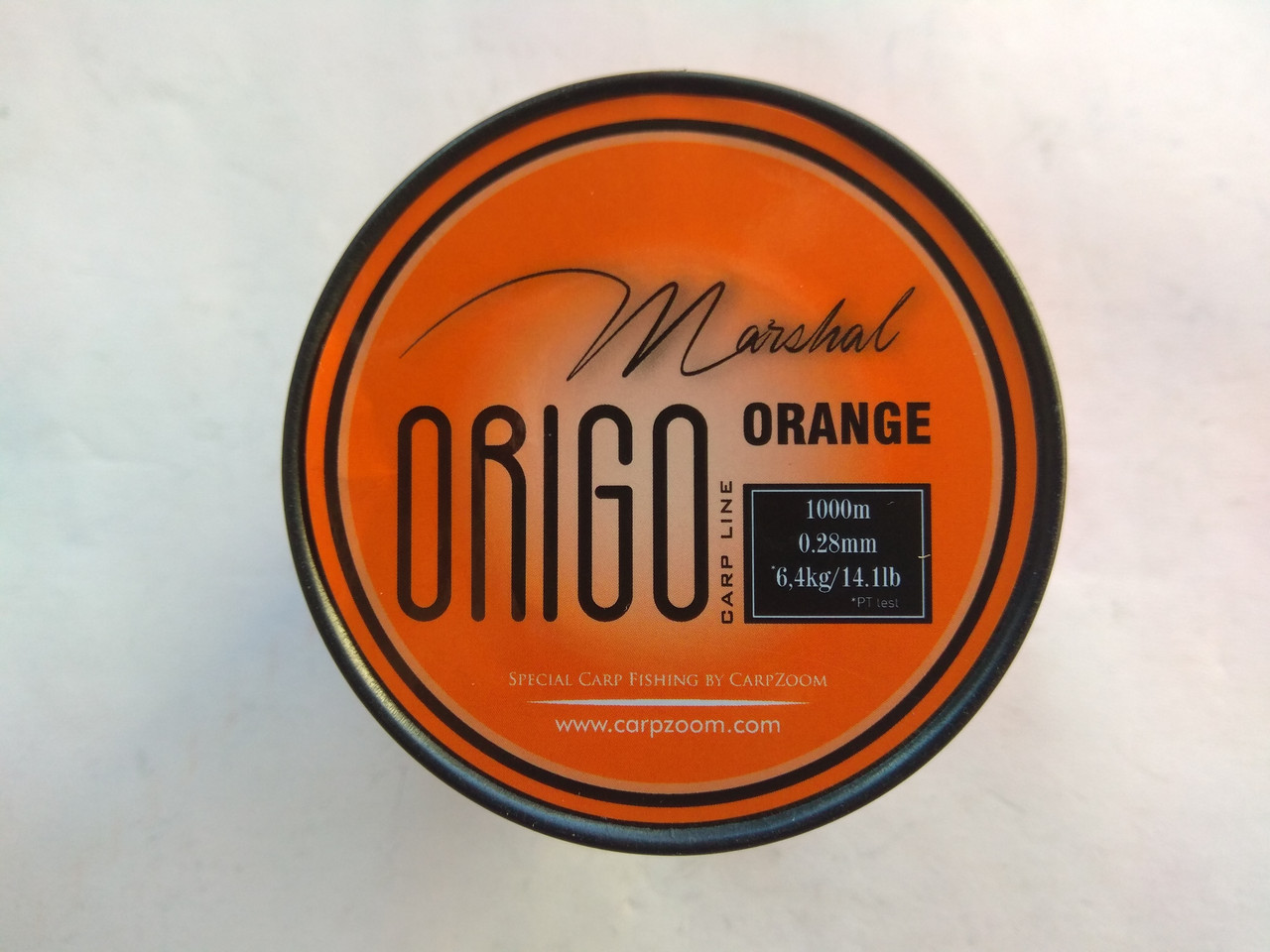 Волосінь Marshal Origo Carp Line 1000 м 0.33, Жовтогарячий