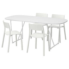 IKEA OPPEBY/BACKARYD / JANINGE (492.298.26) Стіл і 4 стільця