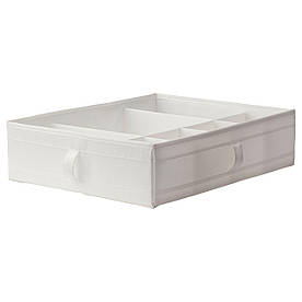 IKEA SKUBB (101.855.93) Коробка з перегородками, біла