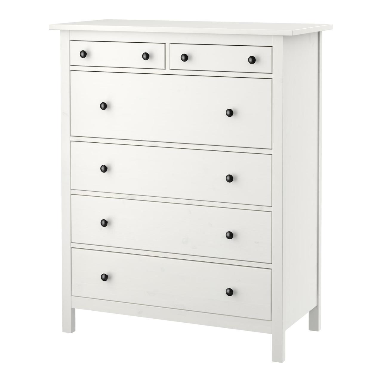 IKEA HEMNES (602.392.73) Комод, 6 ящиків, білий