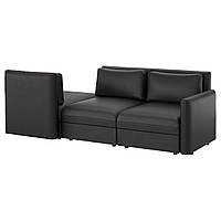 IKEA VALLENTUNA (191.626.05) 3-местный диван, Murum black