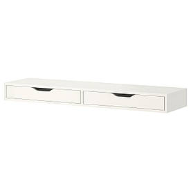 IKEA EKBY ALEX (201.928.28) Полиця з шухлядами, білий