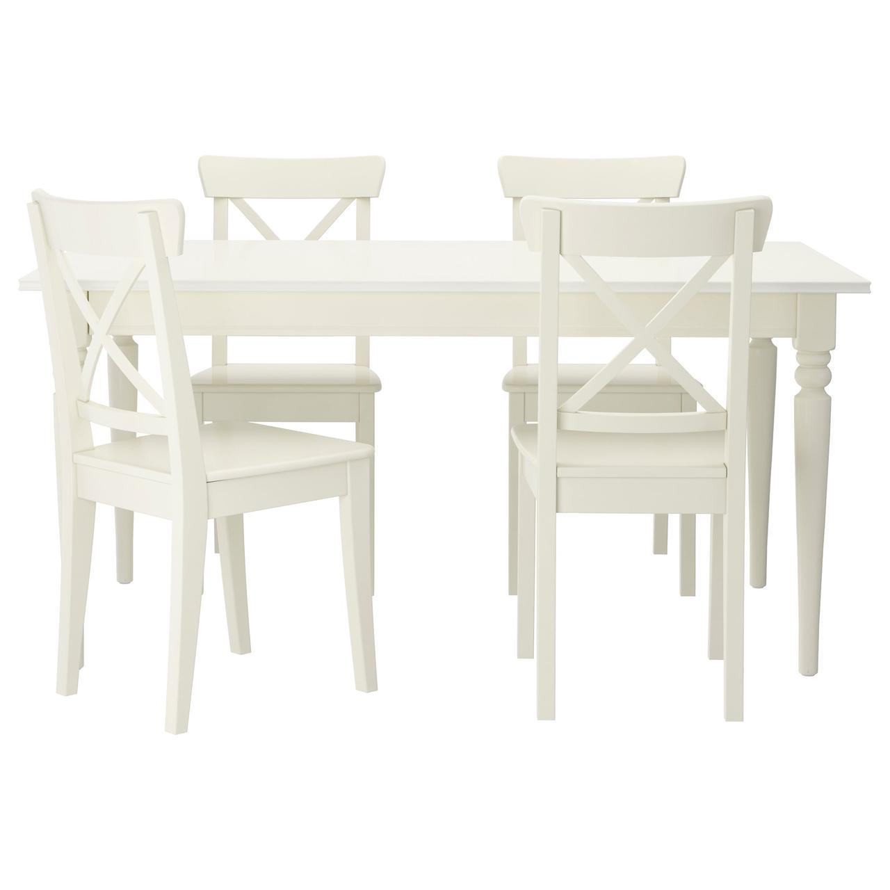 IKEA INGATORP / INGOLF (299.173.07) Стіл і 4 стільця