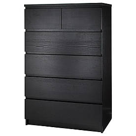 IKEA MALM ( 704.036.06) Комод, 6 ящиків, білий