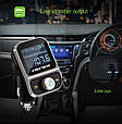 Bluetooth FM transmitter + 2хUSB + microSD + LineOut + Гучний зв'язок + 1.44" LCD voltage display, фото 5