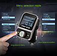 Bluetooth FM transmitter + 2хUSB + microSD + LineOut + Гучний зв'язок + 1.44" LCD voltage display, фото 6