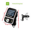 Bluetooth FM transmitter + 2хUSB + microSD + LineOut + Гучний зв'язок + 1.44" LCD voltage display, фото 9