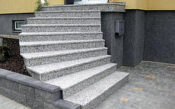 Гранітні сходи із сірого граніту