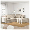 IKEA GRONLID (192.556.09) 4-місний кутовий диван-ліжко, з відкритим кінцем, фото 2