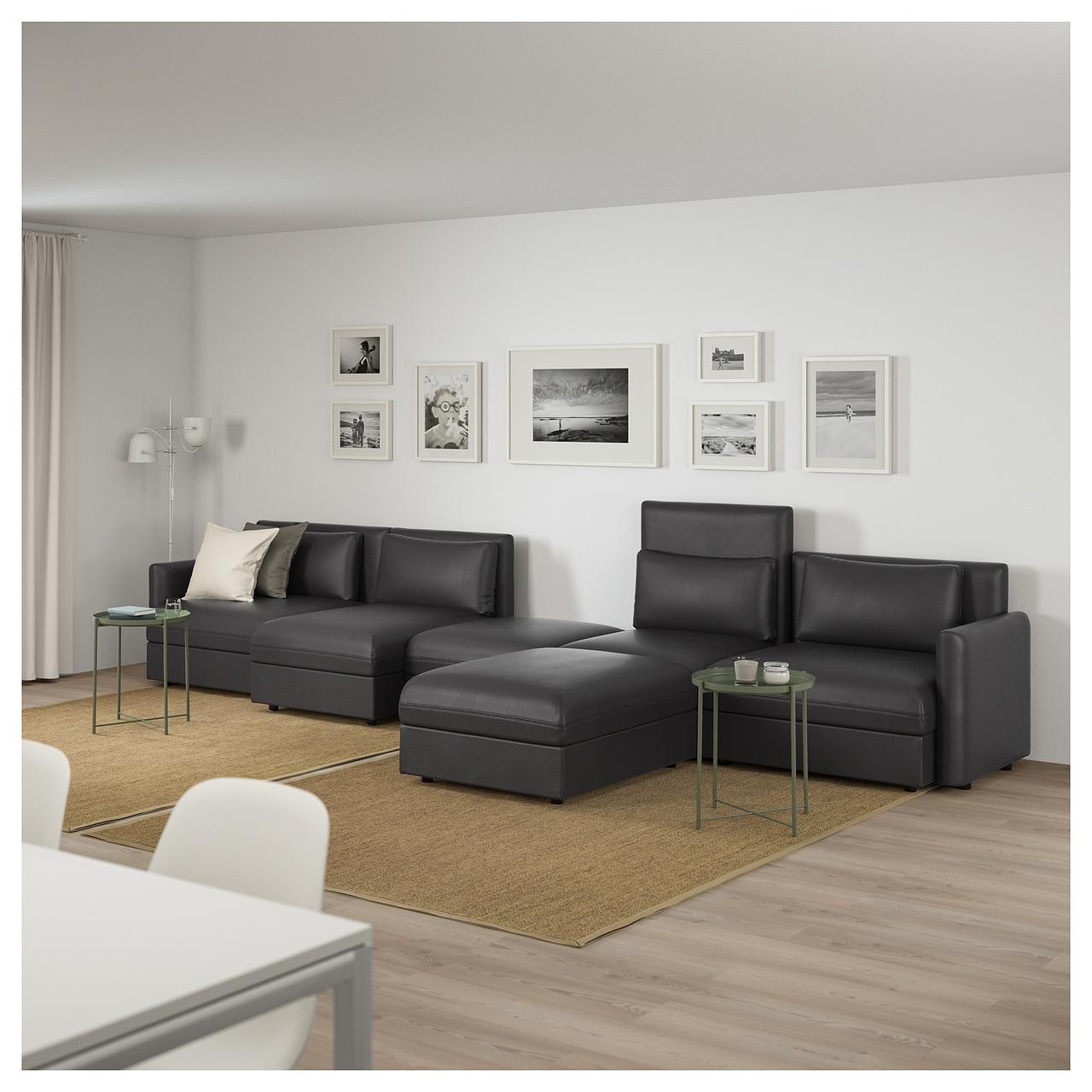 IKEA VALLENTUNA (391.494.63) 5-местный диван, Murum meringue - фото 2 - id-p881157401