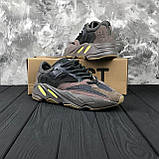 Чоловічі кросівки Adidas Yeezy Wawe Runner 700 Boost Kanye West Grey, фото 2