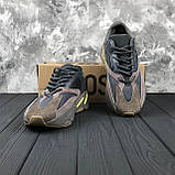 Чоловічі кросівки Adidas Yeezy Wawe Runner 700 Boost Kanye West Grey, фото 3