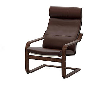 IKEA POANG (898.607.65) Крісло, коричневий,