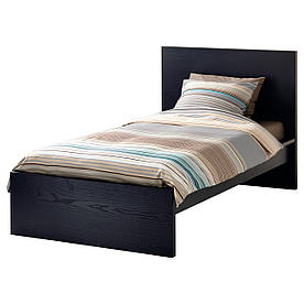 IKEA MALM (490.200.30) Ліжко, високий, білий вітраж, Luroy