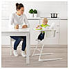 IKEA LANGUR (492.525.53) Стілець для дітей/високий з піддоном, білий, фото 3