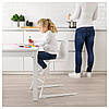 IKEA LANGUR (492.525.53) Стілець для дітей/високий з піддоном, білий, фото 5