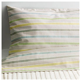 IKEA DROMLAND (803.195.65) Комплект постільної білизни, сірий