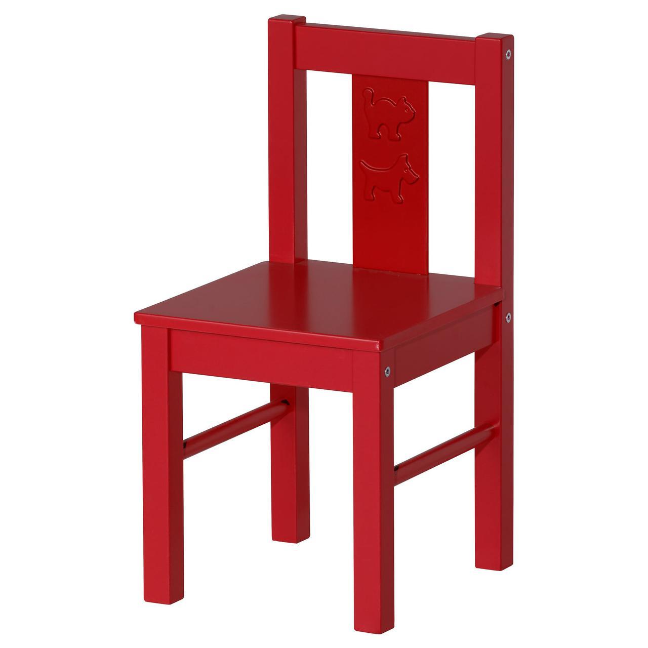 IKEA KRITTER (801.536.97) Стулья красные - фото 1 - id-p881159817