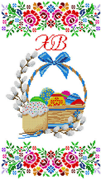 Великодній Рушник під вишивку ТМ Вишиванка РБП-70