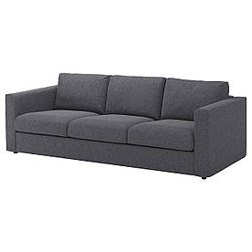 IKEA VIMLE (792.069.08) Тримісний диван, Tallmyra чорний/сірий