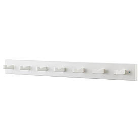 IKEA KUBBIS (102.895.76) Вішалка з 7 гачками, біла