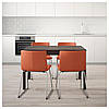 IKEA EKEDALEN / BERNHARD (892.212.96) Стіл і 4 стільця, темно-коричневий, фото 2