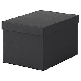 IKEA TJENA (603.954.85) Коробка з кришкою, чорний