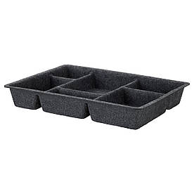 IKEA RAGGISAR (103.480.19) Лоток темно-сірий