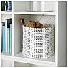 IKEA PLUMSA (603.635.78) Контейнер білий, чорний, фото 5