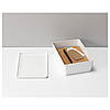 IKEA KUGGIS (202.802.07) Коробка з кришкою, біла, фото 2