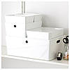 IKEA KUGGIS (202.802.07) Коробка з кришкою, біла, фото 3