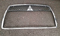 Накладка на решетку Mitsubishi Lancer X нержавейка c 2010>