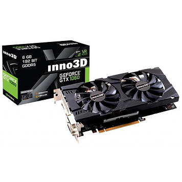 Відеокарта Inno3D GeForce GTX 1060 6 GB TwinX2 (N106F-5SDN-N5GS)