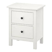 IKEA HEMNES (802.426.27) Комод, 2 ящика, белый