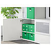 IKEA TJENA (002.919.85) Коробка з перегородками, зелена, фото 6
