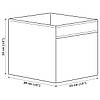 IKEA DRONA (402.179.55) Ящик-Коробка, біла, фото 5