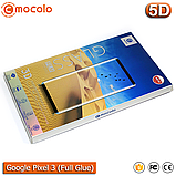 Захисне Full Glue скло Mocolo Google Pixel 3 5D (Black), фото 7
