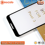 Захисне Full Glue скло Mocolo Google Pixel 3 5D (Black), фото 3